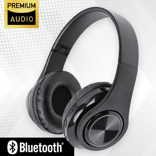【ブラック】Bluetoothライティングヘッドフォン 2 
