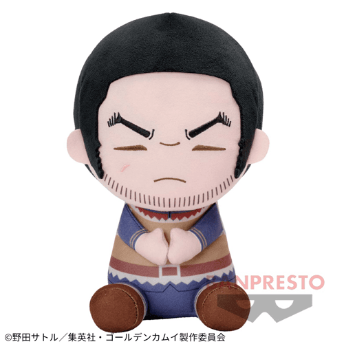 【単品配送不可】【谷垣源次郎】ゴールデンカムイ でっかいぽふっとぬいぐるみ〜谷垣源次郎・海賊房太郎〜