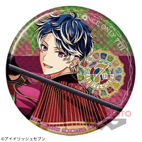【百】アイドリッシュセブン ホログラム缶バッジ〜ONLY ONCE ONLY 7TH.