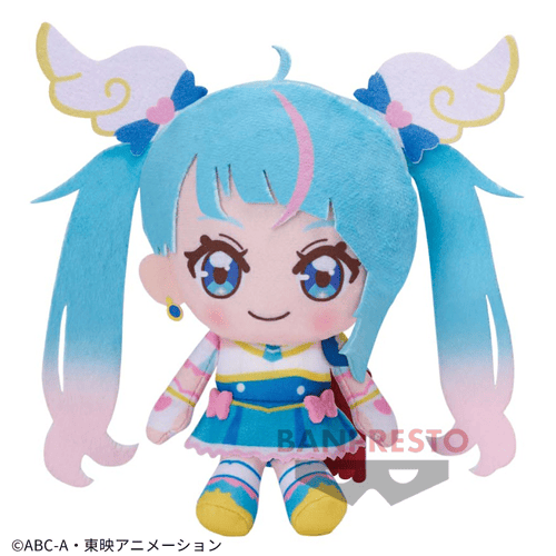 【キュアスカイ】ひろがるスカイ！プリキュア コロっとまんまる プリフェイスぬいぐるみ1