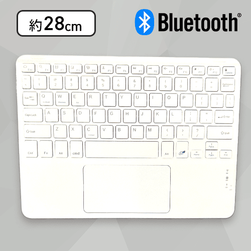 【ホワイト】タッチBTキーボード