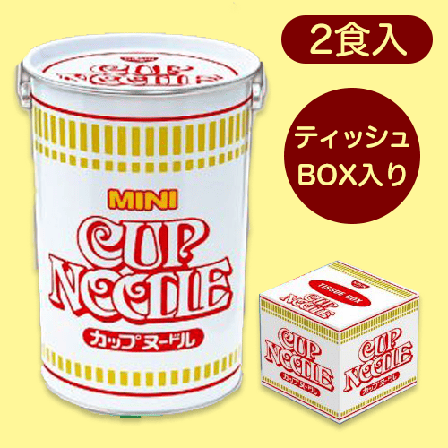 カップヌードルBIG缶（ティッシュBOX付）※賞味期限:2023/8/10