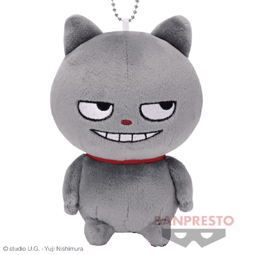 【薄笑い】にしむらゆうじ作品 カバンに付けられるぬいぐるみ〜わるめのねこ〜