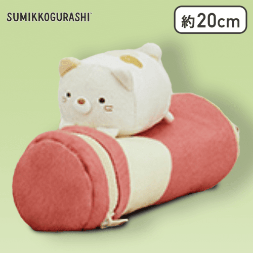 【ねこ】すみっコぐらし すみっコのおべんきょう えんぴつ型ポーチ
