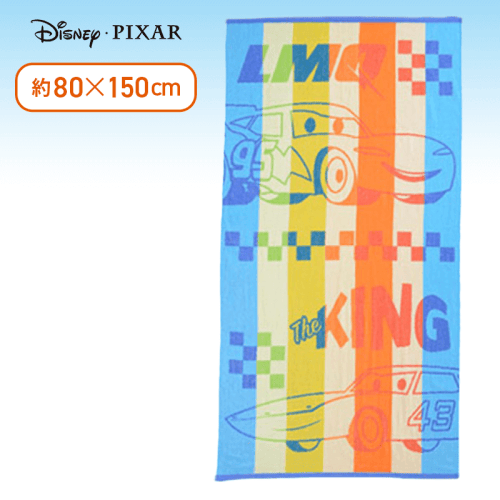 【カーズ】ディズニー＆ピクサーキャラクター　プラチナムザッカジャカードタオル