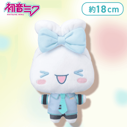 【単品配送不可】【シナモロール（リボン）】初音ミク×シナモロール　ミニぬいぐるみ