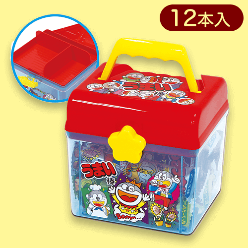 うまい棒　ハンドル付ケース※賞味期限:2023/8/29