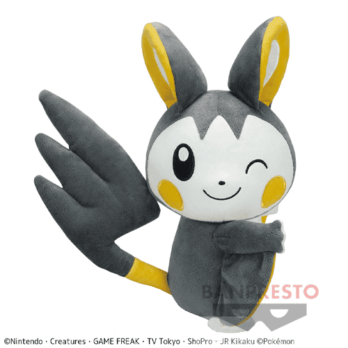 【エモンガ】ポケットモンスター もふぐっと ほぺぴたぬいぐるみ〜カイリュー・エモンガ〜