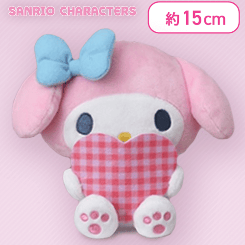 【マイメロディ】サンリオキャラクターズ　おたきゅん　ぬいぐるみ　〜ハグ缶バッジ〜