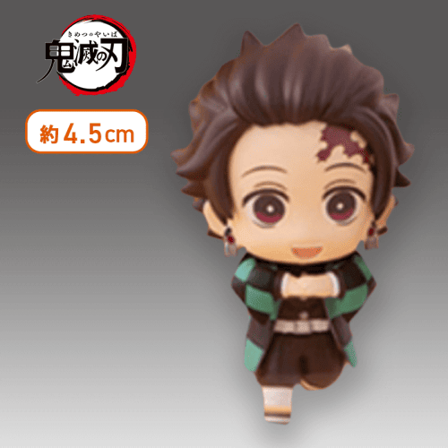 【炭治郎】鬼滅の刃 ちょこっとひっかけフィギュアぷちー炭治郎・禰豆子・善逸・伊之助ー