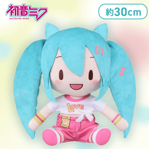 初音ミクシリーズ　ふわぷち　Lぬいぐるみ“初音ミク”〜ライブ応援〜