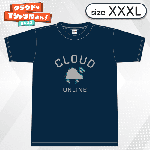 【ネイビー/XXXL】College-Tshirt