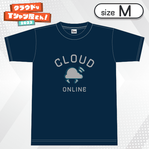 【ネイビー/M】College-Tshirt
