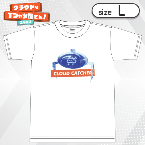 【ホワイト/L】Boxlogo-Tshirt