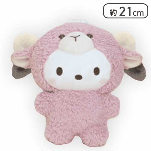 【ピンク】ポチャッコラテひつじぬいぐるみ〜ポチャッコ〜