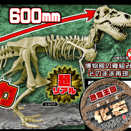 恐竜帝国　組立式　化石フィギュア2