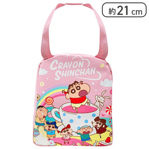 【スウィーツ（ピンク）】クレヨンしんちゃん　コロっとランチバッグ4