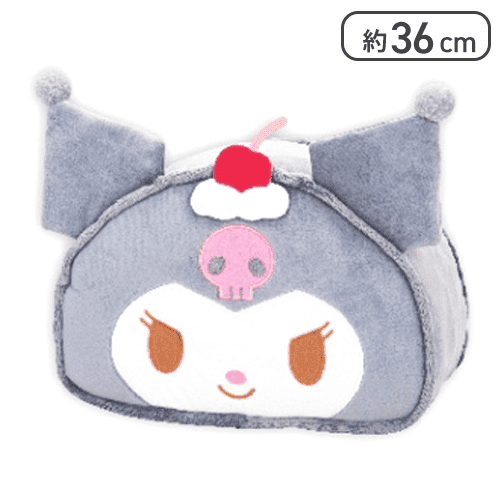 【クロミ】サンリオキャラクターズ ハーフケーキクッション
