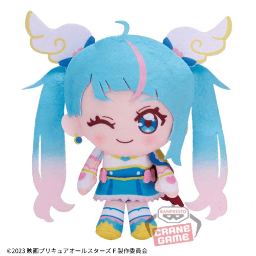 【キュアスカイ】映画プリキュアオールスターズF コロっとまんまる プリフェイスぬいぐるみ1