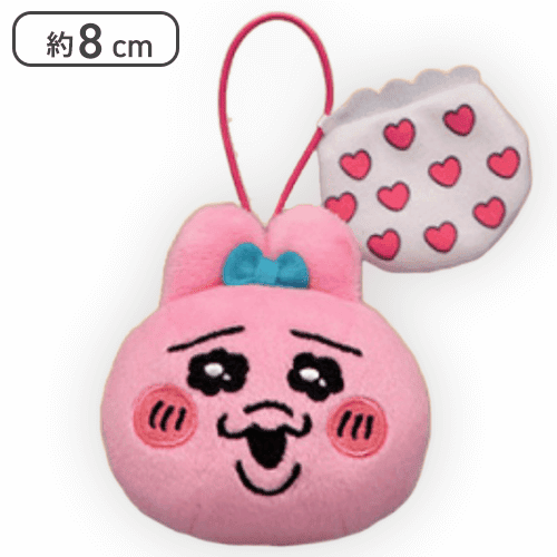 【ピンク】おぱんちゅうさぎ カラフルパンツフェイスマスコット