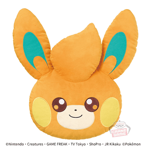 ポケットモンスター 顔型ぬいぐるみクッション-パモ-