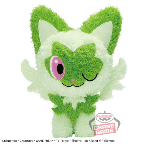 【ニャオハ】ポケットモンスター もふぐっと くつろぎタイムぬいぐるみ-ニャオハ・クワッス-