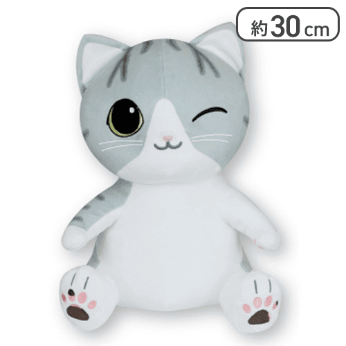 【単品配送不可】【ウィンク】もちまる　BIGぬいぐるみ2