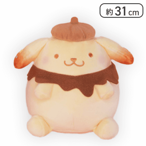 【ポムポムプリン】サンリオキャラクターズ ましゅまるむチョコっとおめかしぬいぐるみ1