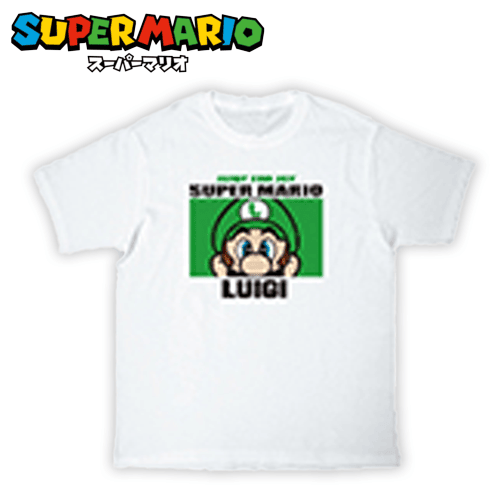【ルイージ】スーパーマリオ Tシャツ