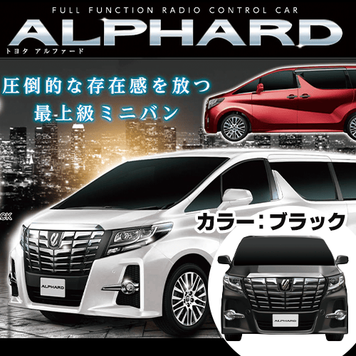 【ブラック】RC TOYOTA ALPHARD 6