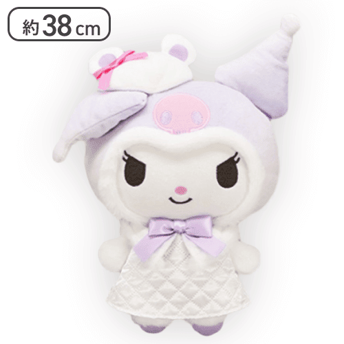 【クロミ】マイメロディ・クロミ ホワイトスノーベア BIGぬいぐるみ-マイメロディ・クロミ-