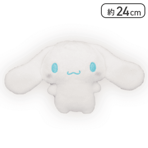 【シナモロール】サンリオキャラクターズ ふわもこワッペンぬいぐるみ