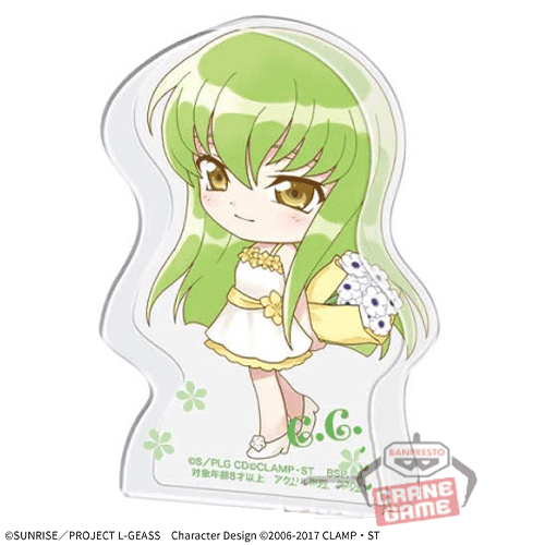 【C.C.(デフォルメ)】コードギアス 反逆のルルーシュ アクリルブロック
