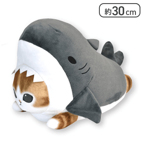 【グレー】mofusand サメにゃんくてんこBIGぬいぐるみ
