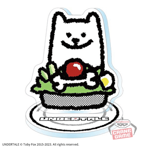 【うざいイヌ】UNDERTALE スタンド付きアクリルプレート-FOOD DESIGN-vol.1