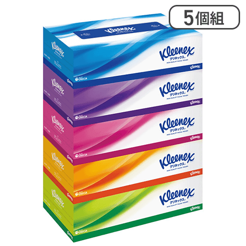 クリネックス ティシュー 5個組