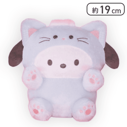 【ブルー】ポチャッコ にゃんころりんぬいぐるみ-ポチャッコ-