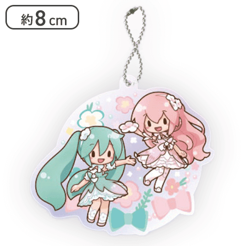 【ミク＆ルカ】初音ミクシリーズ ふわぷち アクリルキーチェーン“巡音ルカ15th Ver.”