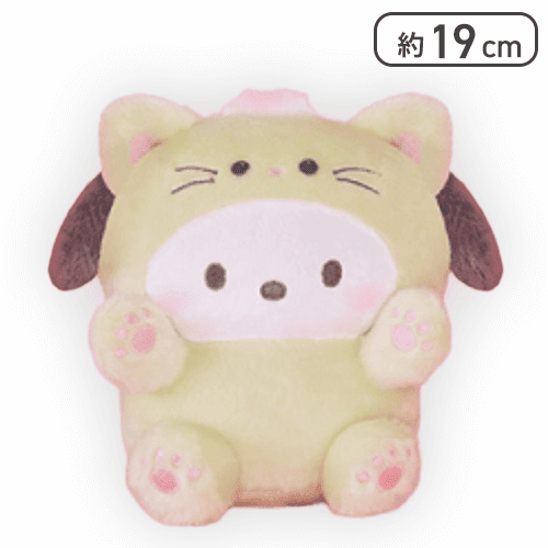 【グリーン】ポチャッコ にゃんころりんぬいぐるみ-ポチャッコ-