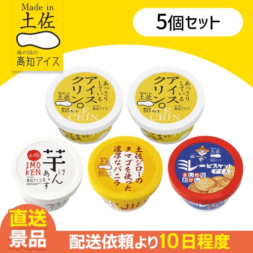 【5個セット】土佐おやつアイス