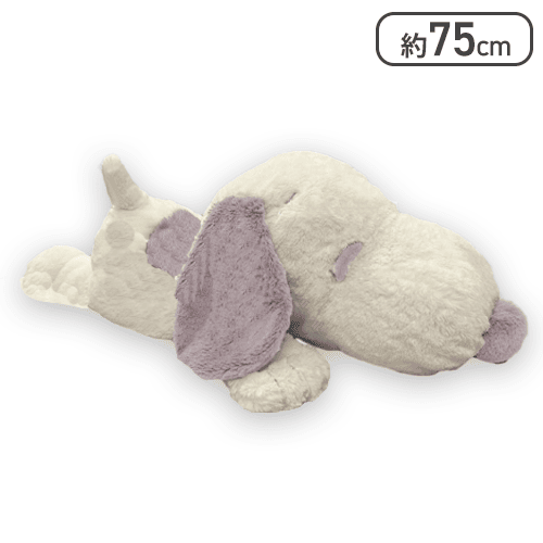 【ピンク】スヌーピー 寝そべりスーパーBIGぬい4
