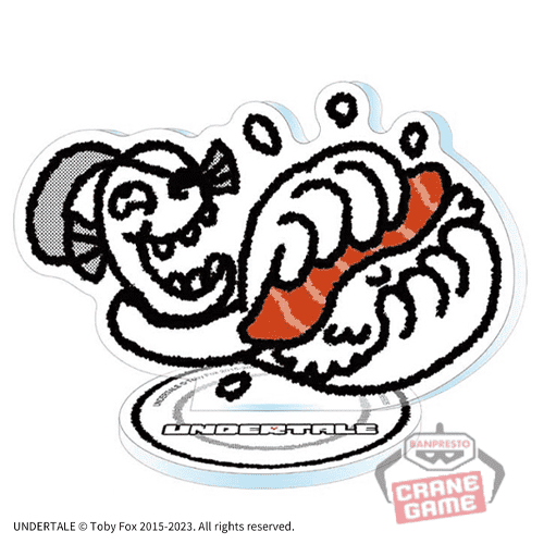 【アンダイン】UNDERTALE スタンド付きアクリルプレート-FOOD DESIGN-vol.2