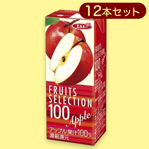 【アップル】エルビー フルーツジュース※賞味期限:2024/09/09