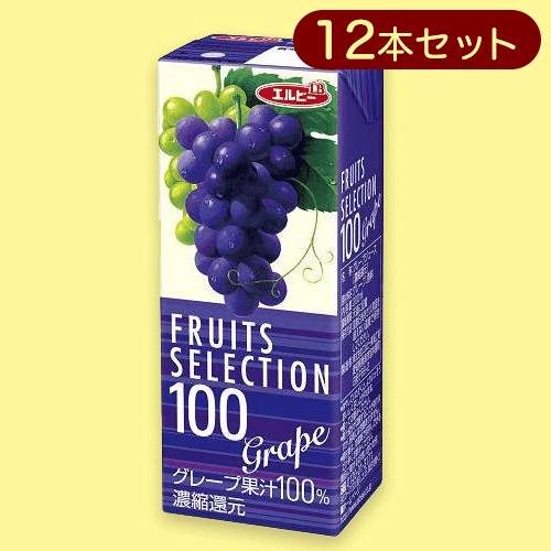 【グレープ】エルビー フルーツジュース※賞味期限:2024/08/25