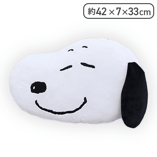 【スヌーピー】SNOOPY プレミアムフェイスクッション“スヌーピー＆オラフ”