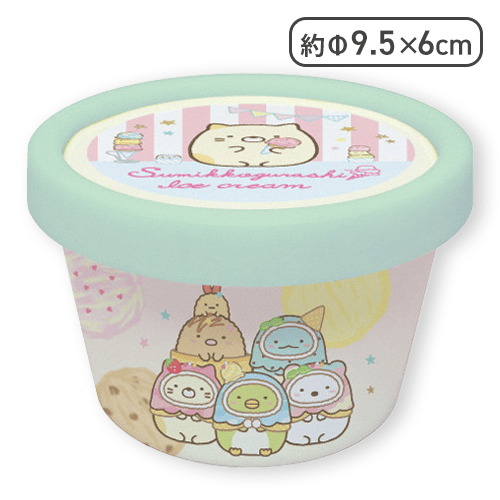 【ねこ】サンリオ&すみっコぐらし アイスカップ型小物入れ