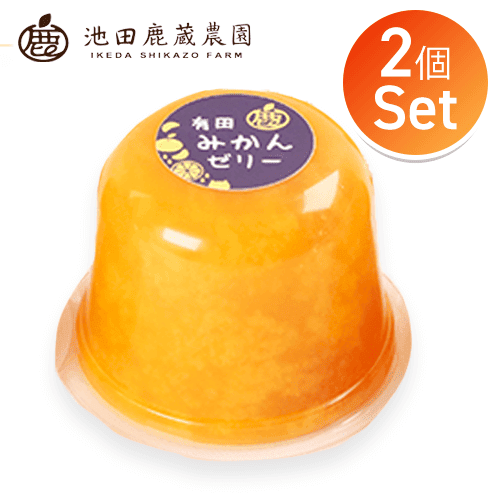 【2個1セット】みかんゼリー※賞味期限:2024/07/26