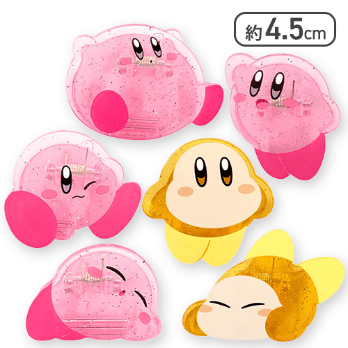 【6種セット】星のカービィ クリアダイカットクリップ