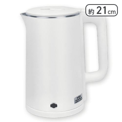 【ホワイト】即沸騰ケトル 1.6L
