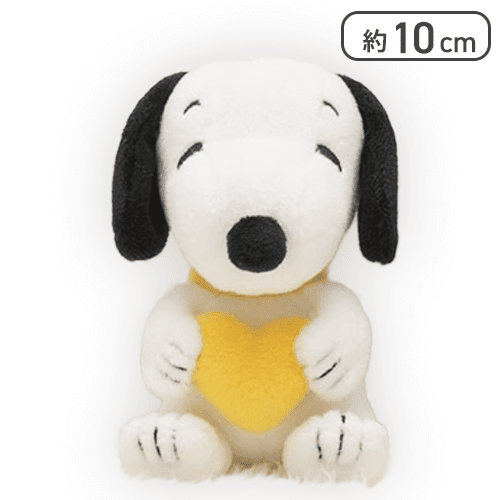 【イエロー】SNOOPY マスコット -ハート-